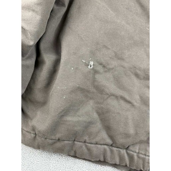 Berne Chore Coat Jacket Men XL Brown Highland Washed Duck Canvas Quilt CH377OD - Picture 9 of 14